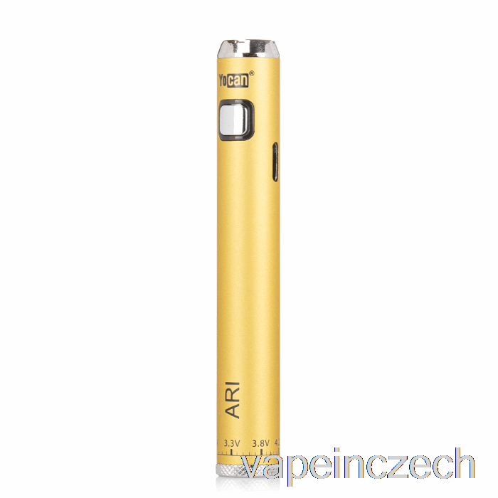 Yocan Ari 650mAh Baterie Zlaté Vape Pero